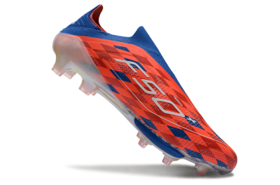 didas F50+ Elite Lightstrike Pro Laceless FG Low-Tops Football Boots - Red/White/Blue