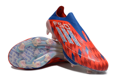 didas F50+ Elite Lightstrike Pro Laceless FG Low-Tops Football Boots - Red/White/Blue