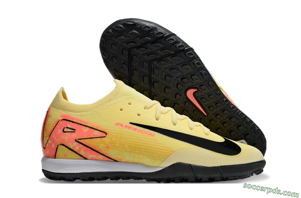 Nike Air Zoom Mercurial Vapor 16 Elite TF Low-Tops Football Shoes - Yellow/Black/Red 1
