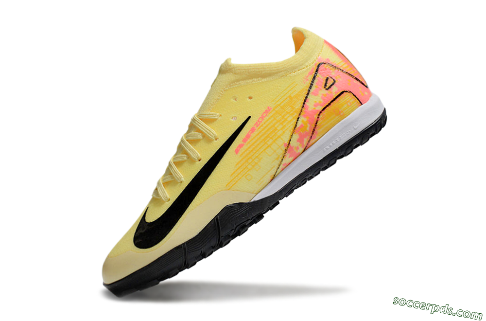 Nike Air Zoom Mercurial Vapor 16 Elite TF Low-Tops Football Shoes - Yellow/Black/Red 5