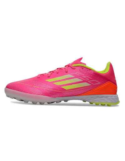 Adidas F50 Pro TF Low-Tops Football Shoes - Pink/Yellow/White