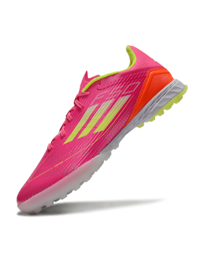 Adidas F50 Pro TF Low-Tops Football Shoes - Pink/Yellow/White