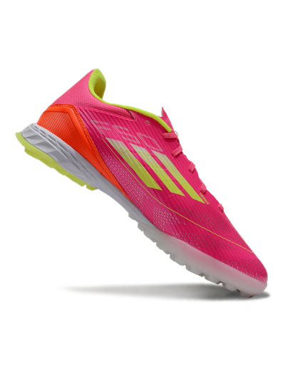 Adidas F50 Pro TF Low-Tops Football Shoes - Pink/Yellow/White