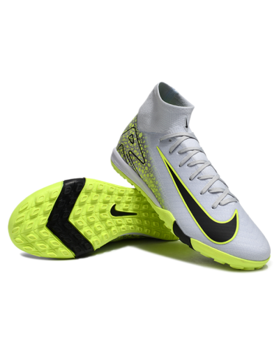 Nike Air Zoom Mercurial Superfly 10 Elite TF High-Tops Football Shoes - Grey/Yellow/Black