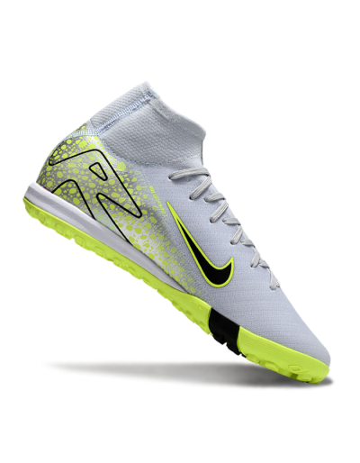 Nike Air Zoom Mercurial Superfly 10 Elite TF High-Tops Football Shoes - Grey/Yellow/Black