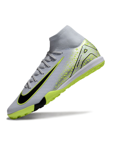 Nike Air Zoom Mercurial Superfly 10 Elite TF High-Tops Football Shoes - Grey/Yellow/Black