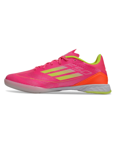 Adidas F50 Elite IC Low-Tops Football Shoes - Pink/Yellow/White