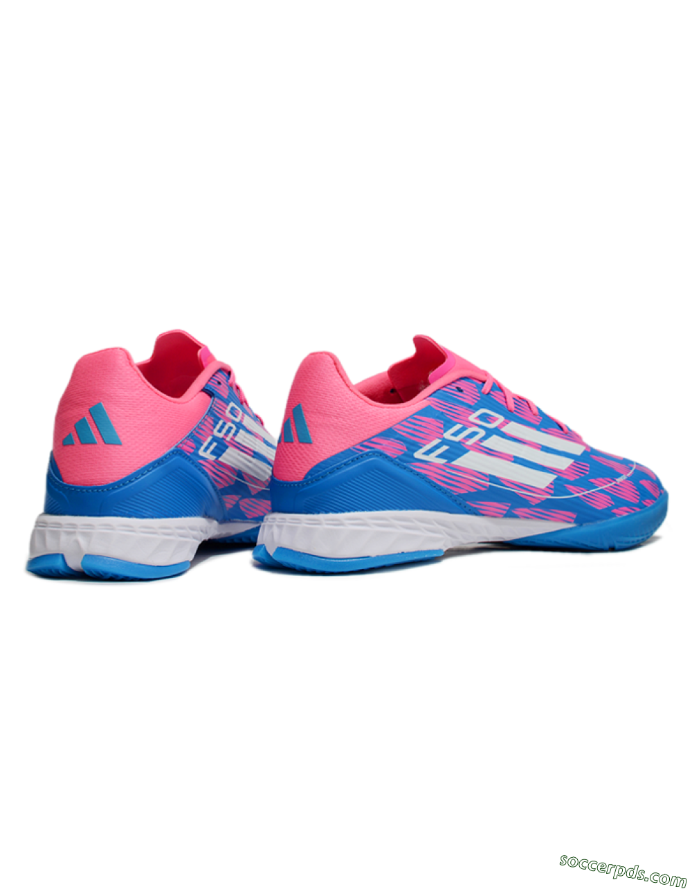 Adidas F50 Elite IC Low-Tops Football Shoes - Blue/Pink/White 6