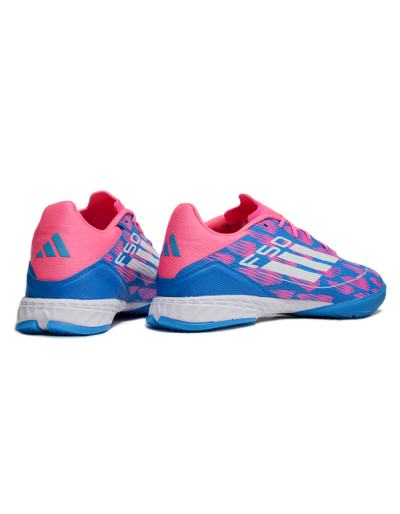 Adidas F50 Elite IC Low-Tops Football Shoes - Blue/Pink/White