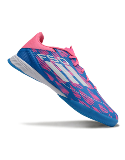 Adidas F50 Elite IC Low-Tops Football Shoes - Blue/Pink/White