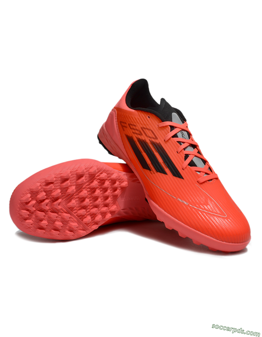 Adidas F50 Pro TF Low-Tops Football Shoes - Red/Black 3