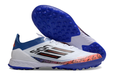 Adidas F50 Pro TF Low-Tops Football Shoes - White/Red/Blue