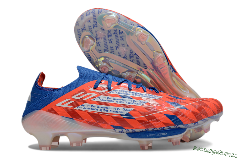 Adidas F50+ Lightstrike Pro Elite FG Low-Tops Football Boots - Red/White/Blue 1