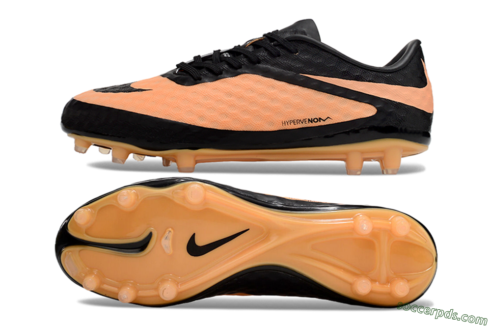 Nike Hypervenom Phantom FG Low-Tops Football Boots - Pink/Black 0