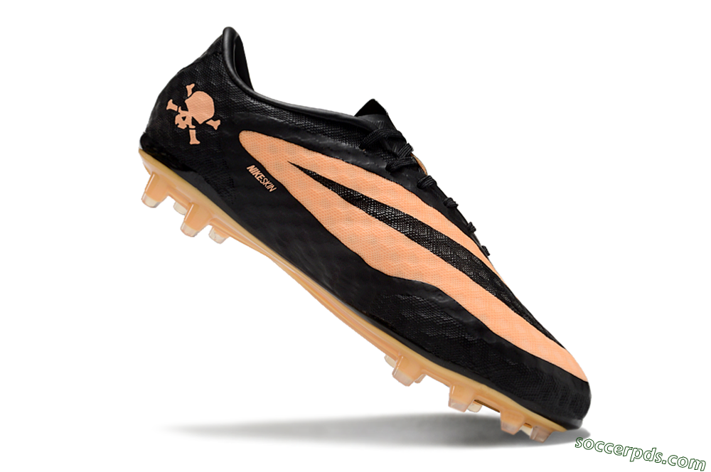 Nike Hypervenom Phantom FG Low-Tops Football Boots - Pink/Black 4