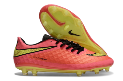 Nike Hypervenom Phantom FG Low-Tops Football Boots - Red/Yellow/Black