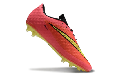 Nike Hypervenom Phantom FG Low-Tops Football Boots - Red/Yellow/Black