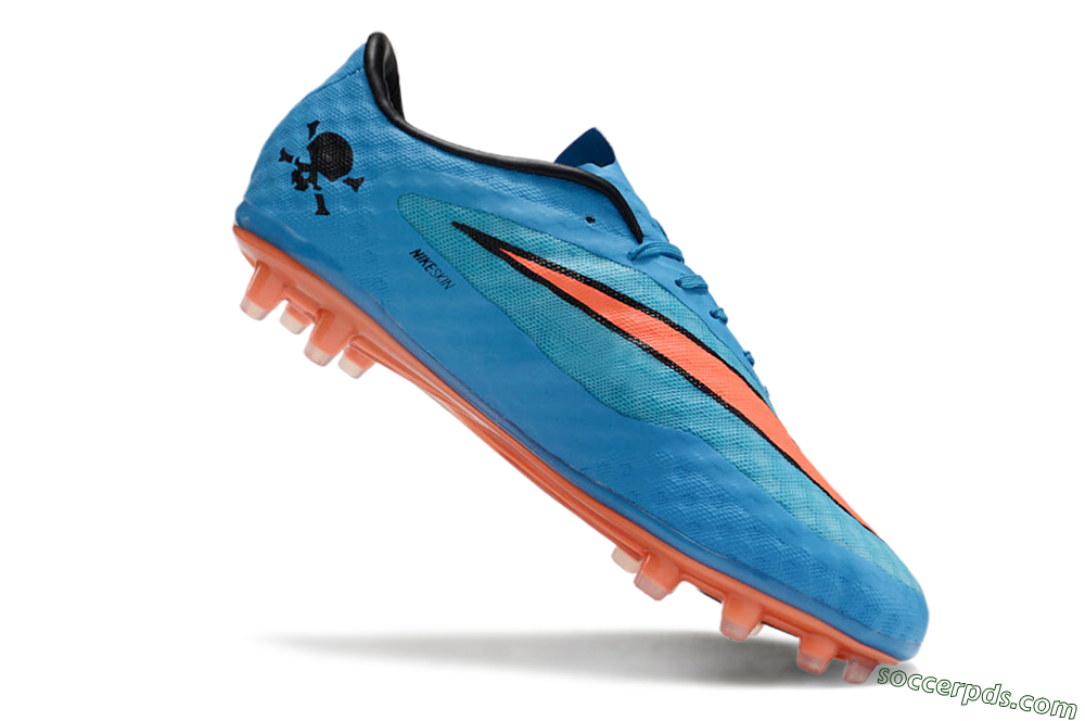 Nike Hypervenom Phantom FG Low-Tops Football Boots - Blue/Red/Black 4