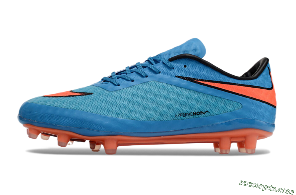Nike Hypervenom Phantom FG Low-Tops Football Boots - Blue/Red/Black 2