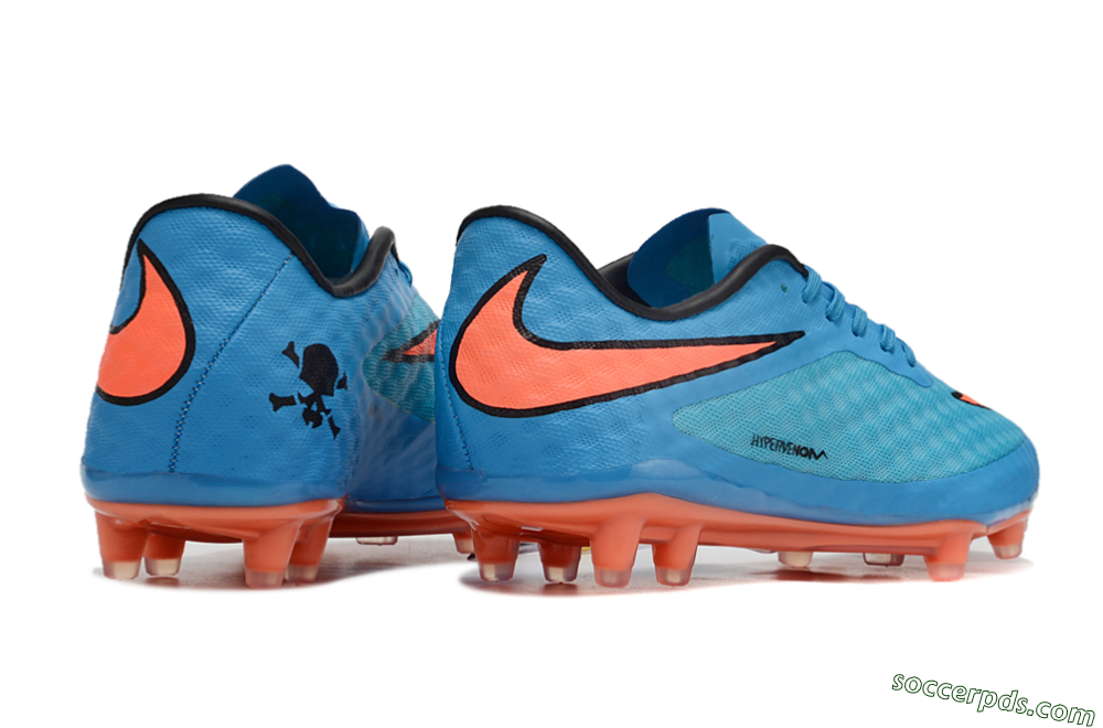 Nike Hypervenom Phantom FG Low-Tops Football Boots - Blue/Red/Black 6