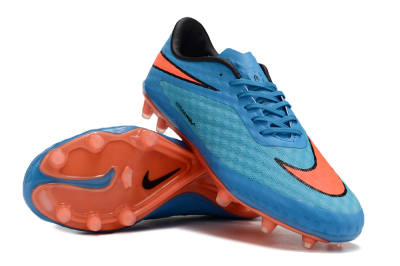 Nike Hypervenom Phantom FG Low-Tops Football Boots - Blue/Red/Black