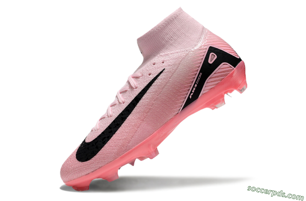 Nike Air Zoom Mercurial Superfly 10 Elite FG High-Tops Football Boots - Pink/Black 5