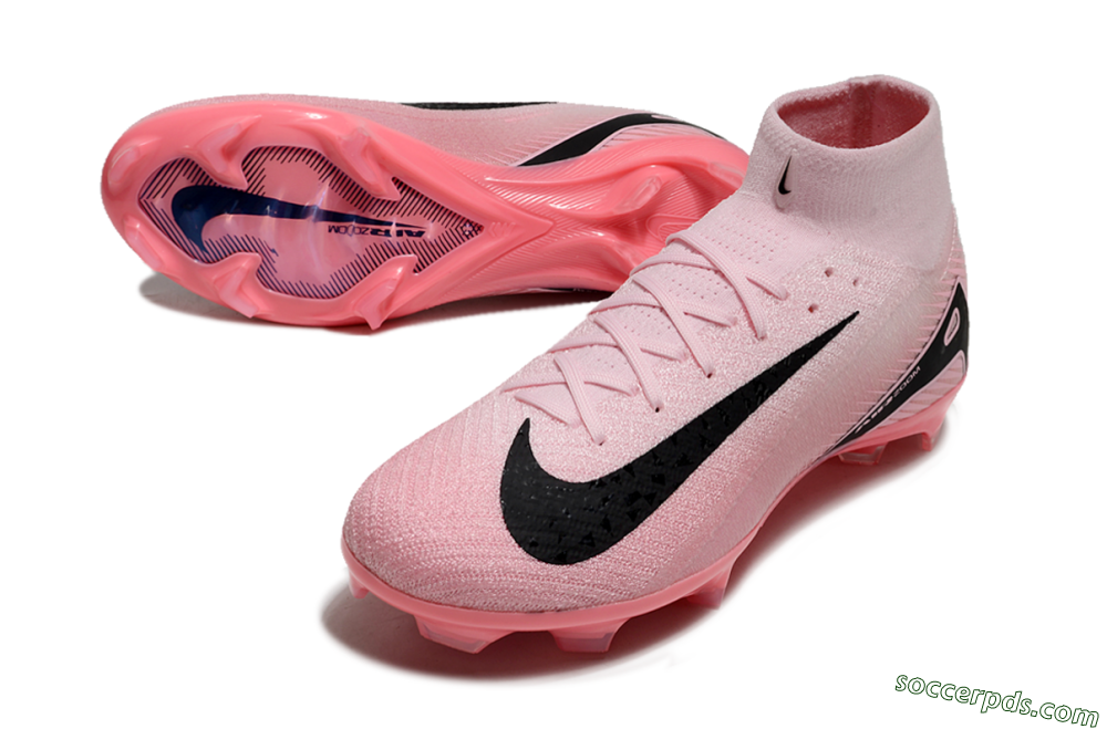 Nike Air Zoom Mercurial Superfly 10 Elite FG High-Tops Football Boots - Pink/Black 3