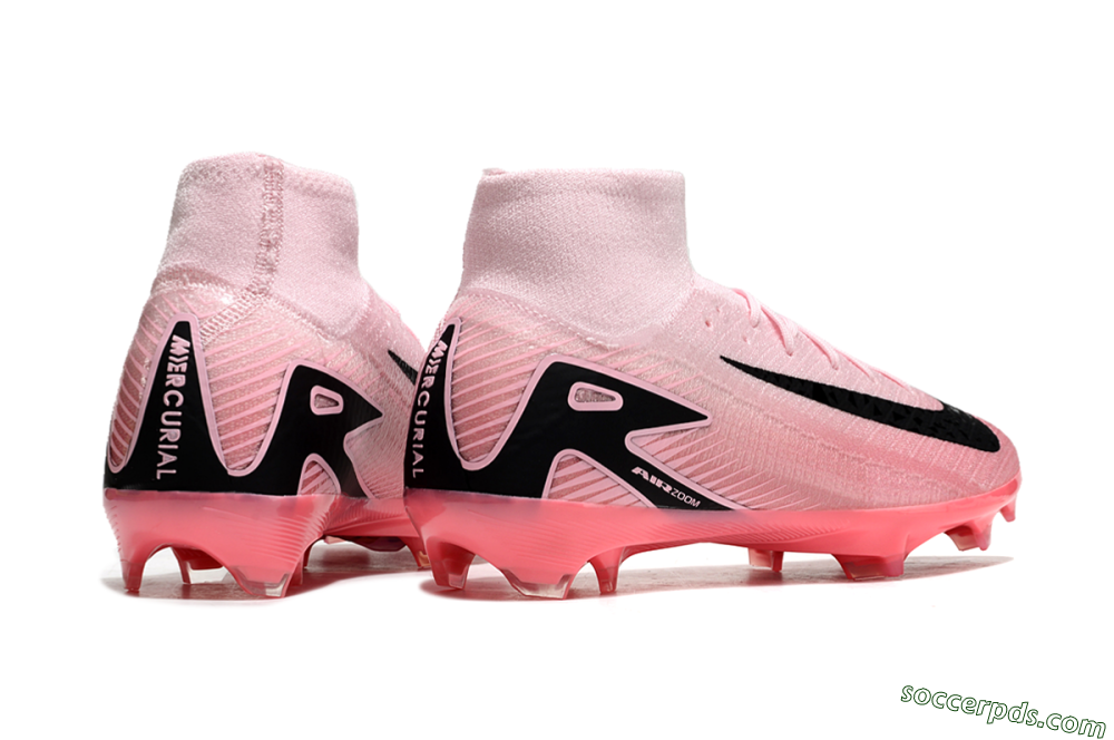 Nike Air Zoom Mercurial Superfly 10 Elite FG High-Tops Football Boots - Pink/Black 6