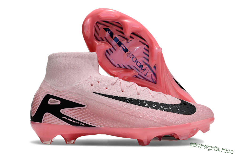 Nike Air Zoom Mercurial Superfly 10 Elite FG High-Tops Football Boots - Pink/Black 1