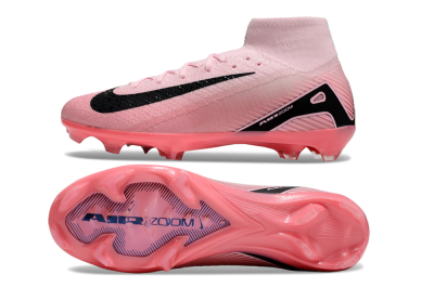 Nike Air Zoom Mercurial Superfly 10 Elite FG High-Tops Football Boots - Pink/Black