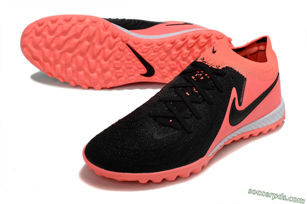 Nike Phantom GX 2 Elite TF Low-Tops Football Shoes - Black/Red/White 3