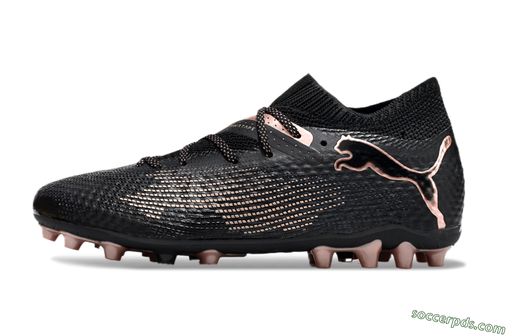 Puma Future Ultimate MG Low-Tops Football Boots - Black/Pink 2