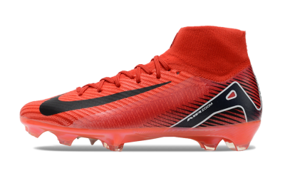 Nike Air Zoom Mercurial Superfly 10 Elite FG High-Tops Football Boots - Red/Black/White