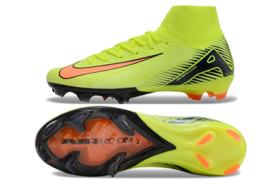 Nike Air Zoom Mercurial Superfly 10 Elite FG High-Tops Football Boots - Yellow/Red/Black