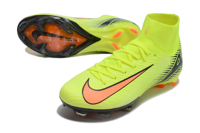 Nike Air Zoom Mercurial Superfly 10 Elite FG High-Tops Football Boots - Yellow/Red/Black