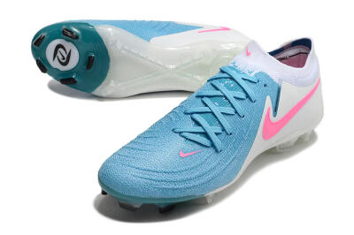 Nike Phantom Luna Elite FG Low-Tops Football Boots - Blue/White/Pink