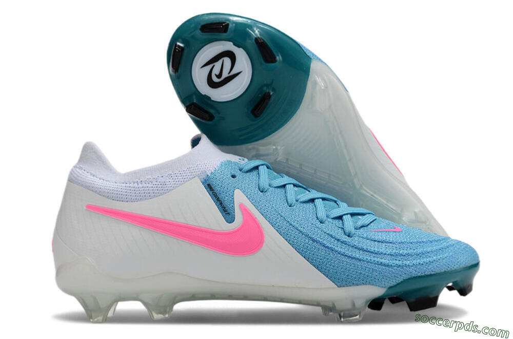 Nike Phantom Luna Elite FG Low-Tops Football Boots - Blue/White/Pink 1