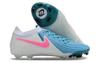 Nike Phantom Luna Elite FG Low-Tops Football Boots - Blue/White/Pink