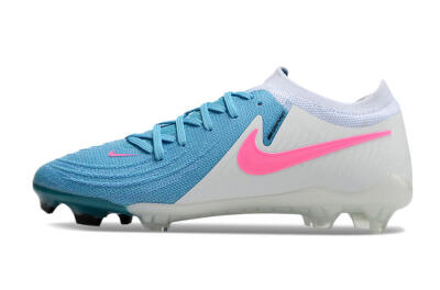 Nike Phantom Luna Elite FG Low-Tops Football Boots - Blue/White/Pink