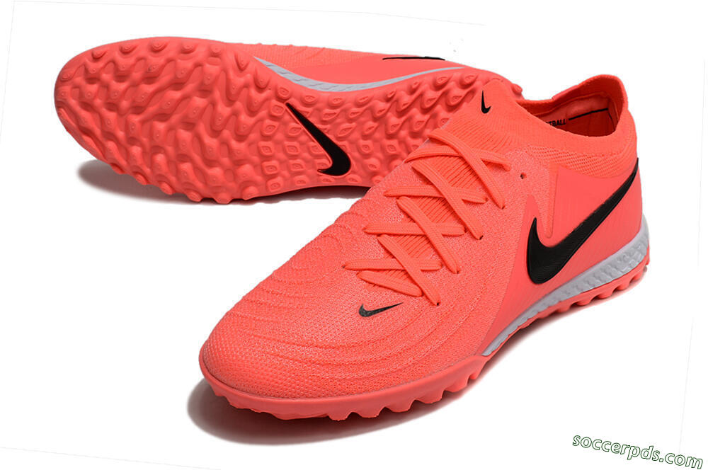 Nike Phantom GX 2 Elite TF Low-Tops Football Shoes - Red/Black/White 3