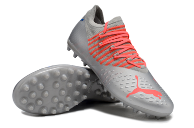 Puma Future Ultimate MG Low-Tops Football Boots - Silver/Blue/Red
