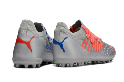 Puma Future Ultimate MG Low-Tops Football Boots - Silver/Blue/Red