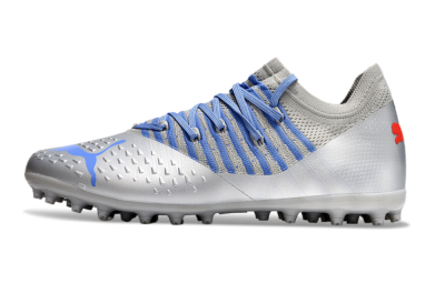 Puma Future Ultimate MG Low-Tops Football Boots - Silver/Blue/Red