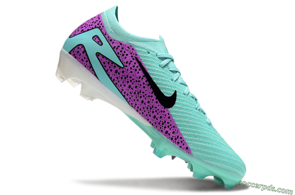 Nike Air Zoom Mercurial Vapor 16 Elite FG Low-Tops Football Boots - Jade/Black/Purple 4