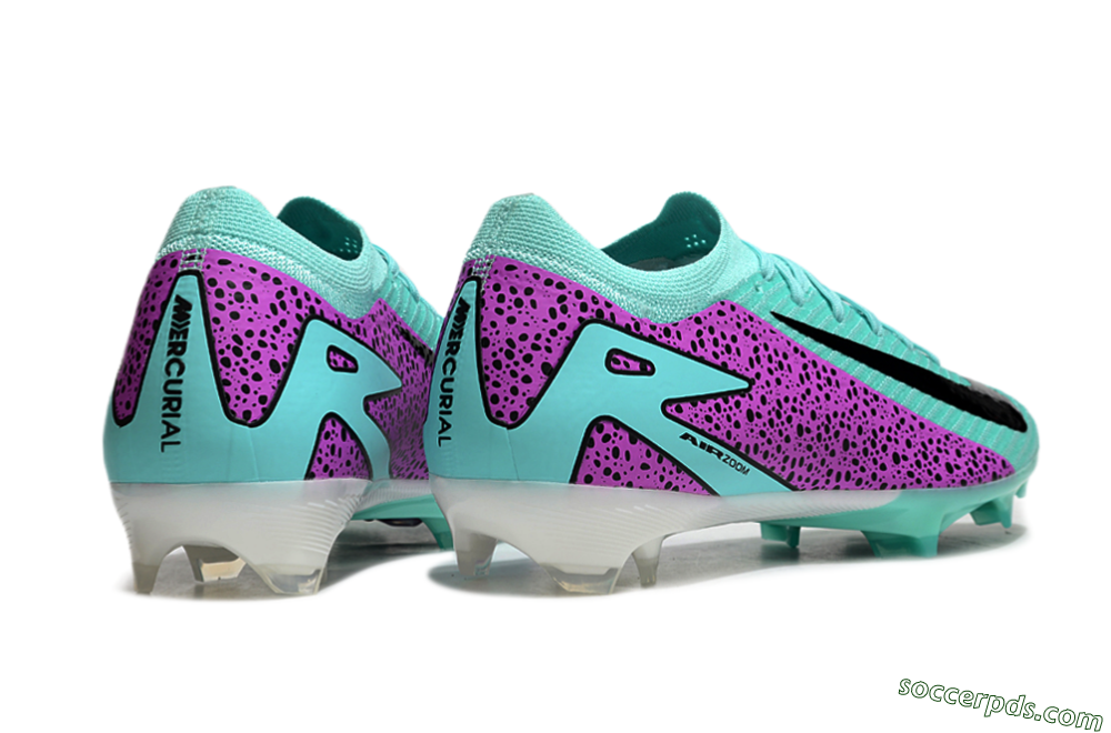 Nike Air Zoom Mercurial Vapor 16 Elite FG Low-Tops Football Boots - Jade/Black/Purple 6