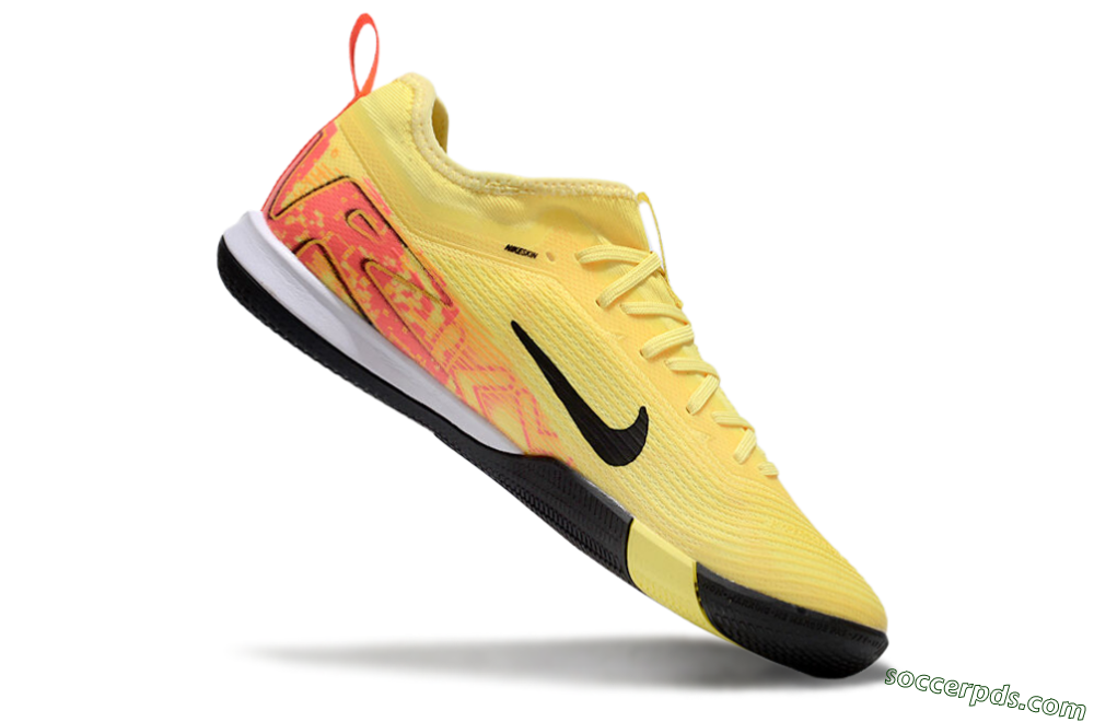 Nike Air Zoom Mercurial Vapor 16 Pro IC Low-Tops Football Shoes - Yellow/Black/Red 4