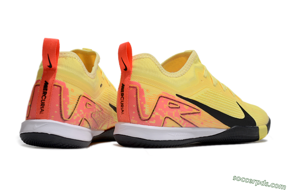 Nike Air Zoom Mercurial Vapor 16 Pro IC Low-Tops Football Shoes - Yellow/Black/Red 6
