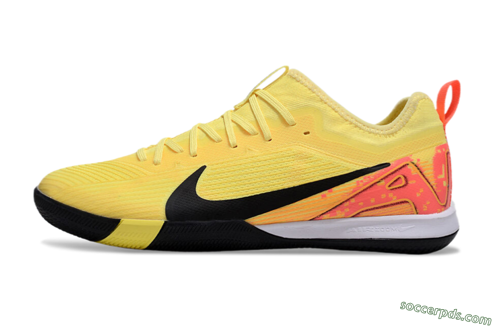 Nike Air Zoom Mercurial Vapor 16 Pro IC Low-Tops Football Shoes - Yellow/Black/Red 2