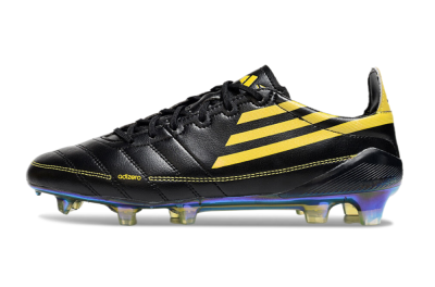 Adidas F50 Adizero Elite FG Low-Tops Football Boots - Black/Yellow/Gold