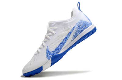 Nike Air Zoom Mercurial Vapor 16 Pro TF Low-Tops Football Shoes - White/Blue